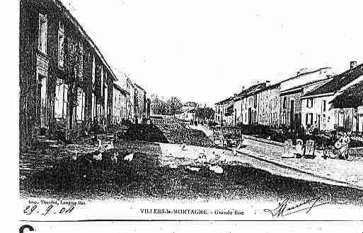 Ville de VILLERSLAMONTAGNE Carte postale ancienne