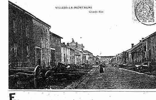 Ville de VILLERSLAMONTAGNE Carte postale ancienne