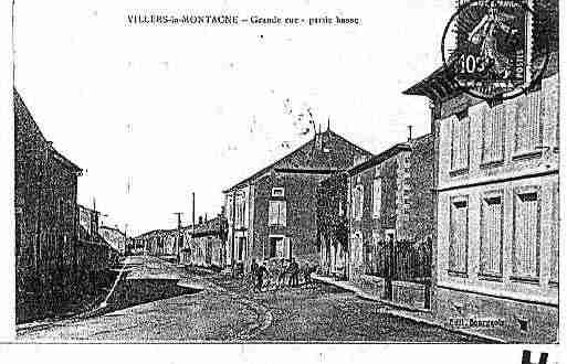 Ville de VILLERSLAMONTAGNE Carte postale ancienne