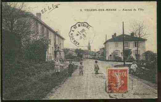 Ville de VILLERSSURMEUSE Carte postale ancienne