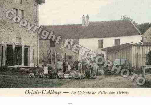 Ville de VILLESOUSORBAIS(LA) Carte postale ancienne