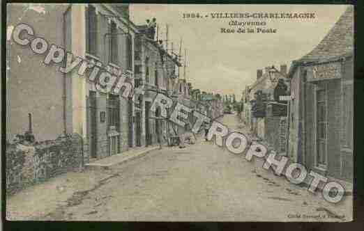 Ville de VILLIERSCHARLEMAGNE Carte postale ancienne