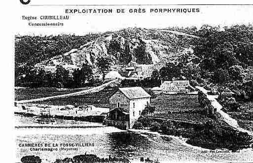 Ville de VILLIERSCHARLEMAGNE Carte postale ancienne