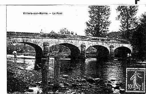 Ville de VILLIERSSURMARNE Carte postale ancienne