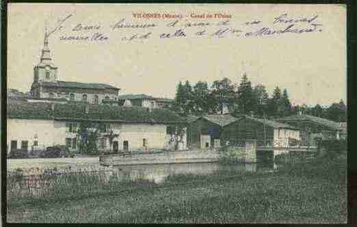 Ville de VILOSNESHARAUMONT Carte postale ancienne