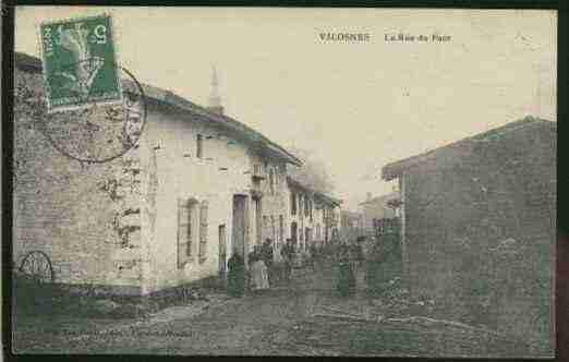 Ville de VILOSNESHARAUMONT Carte postale ancienne