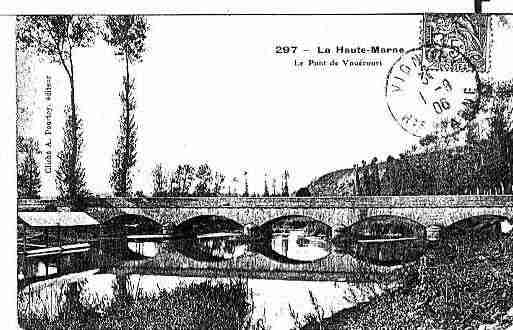 Ville de VOUECOURT Carte postale ancienne