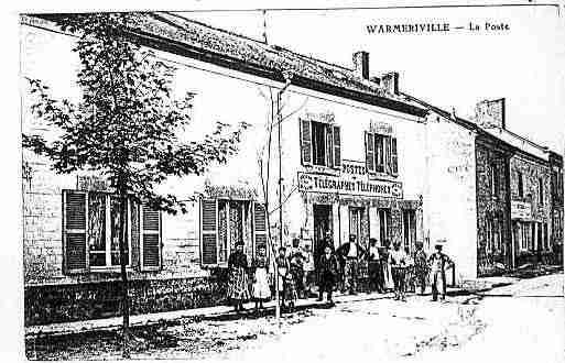 Ville de WARMERIVILLE Carte postale ancienne