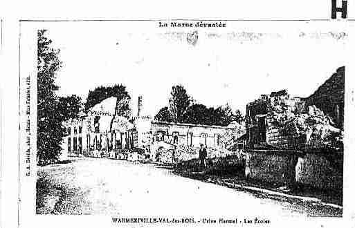 Ville de WARMERIVILLE Carte postale ancienne