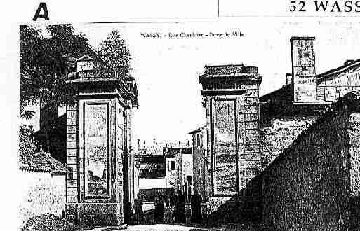 Ville de WASSY Carte postale ancienne