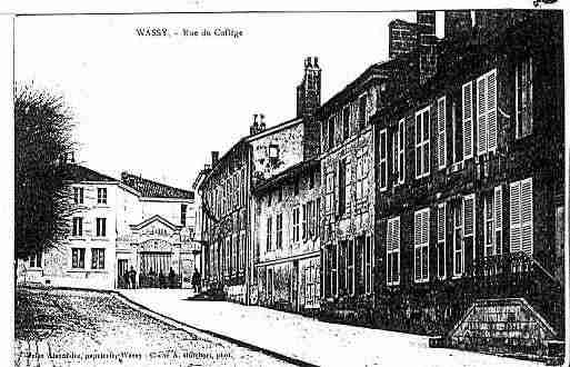 Ville de WASSY Carte postale ancienne