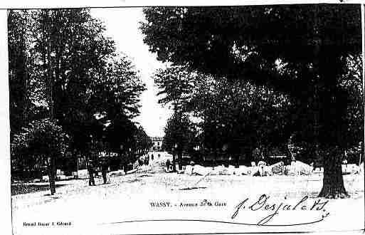 Ville de WASSY Carte postale ancienne