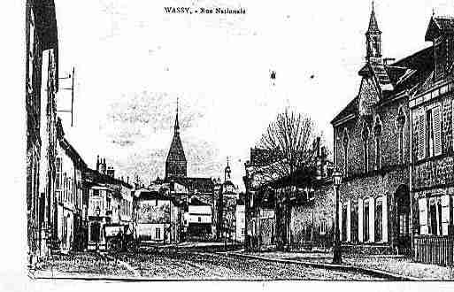 Ville de WASSY Carte postale ancienne