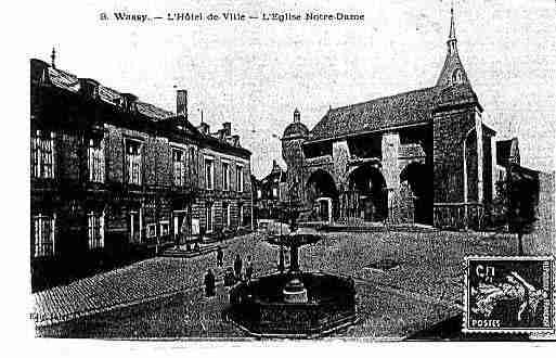 Ville de WASSY Carte postale ancienne