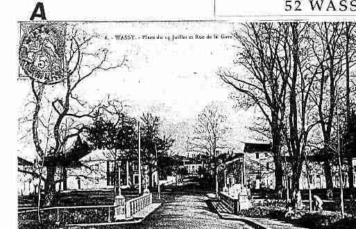 Ville de WASSY Carte postale ancienne