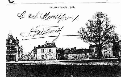 Ville de WASSY Carte postale ancienne
