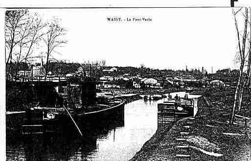 Ville de WASSY Carte postale ancienne
