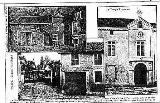 Ville de WASSY Carte postale ancienne