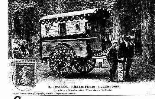 Ville de WASSY Carte postale ancienne