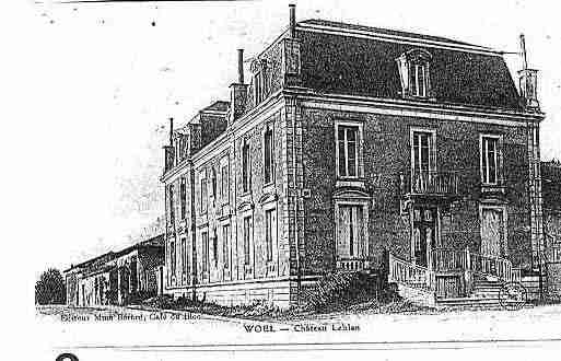 Ville de WOEL Carte postale ancienne