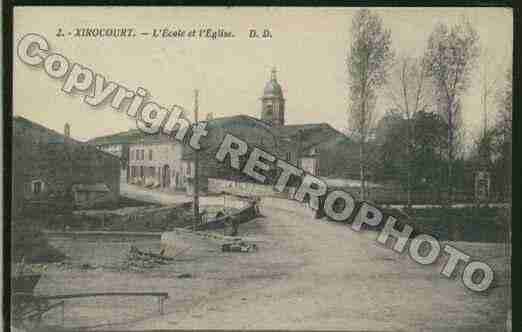 Ville de XIROCOURT Carte postale ancienne