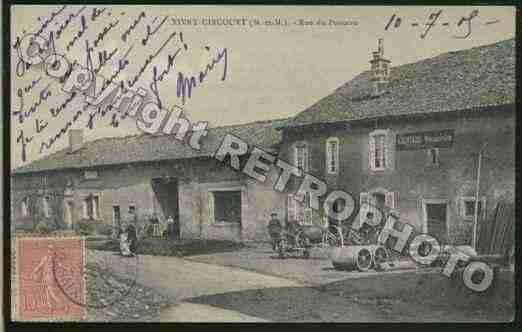 Ville de XIVRYCIRCOURT Carte postale ancienne