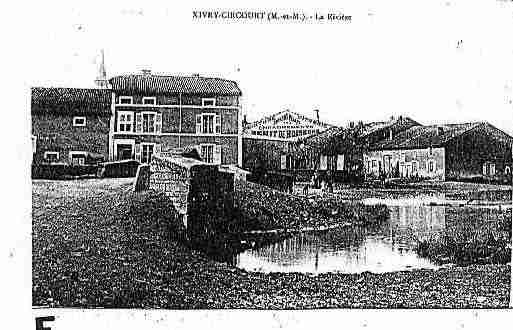 Ville de XIVRYCIRCOURT Carte postale ancienne