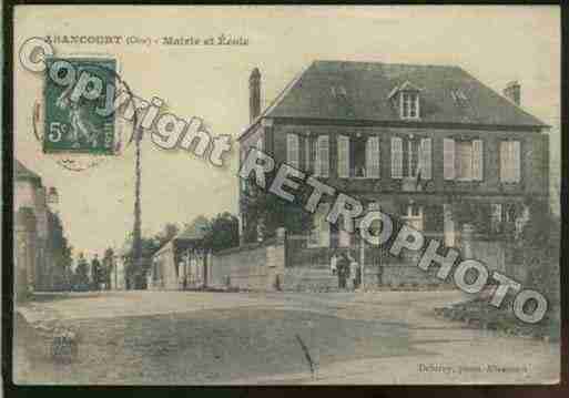 Ville de ABANCOURT Carte postale ancienne