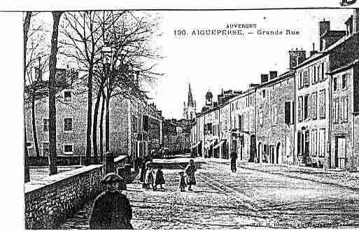 Ville de AIGUEPERSE Carte postale ancienne