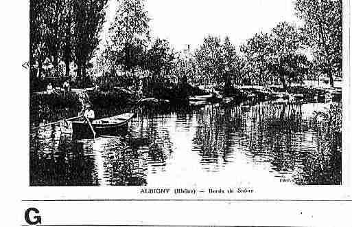 Ville de ALBIGNYSURSAONE Carte postale ancienne Ville de ALBIGNYSURSAONE Carte postale ancienne