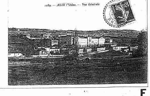 Ville de ALIX Carte postale ancienne