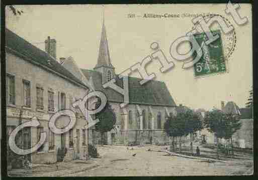 Ville de ALLIGNYCOSNE Carte postale ancienne