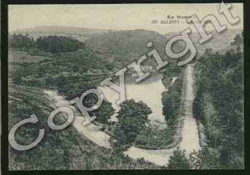 Ville de ALLIGNYENMORVAN Carte postale ancienne