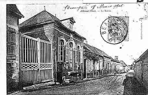 Ville de ALLONNEBONGENOULTVILLERSSURTHERE Carte postale ancienne