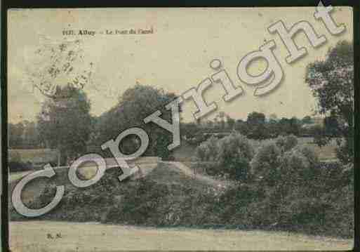 Ville de ALLUY Carte postale ancienne