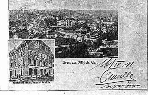 Ville de ALTKIRCH Carte postale ancienne