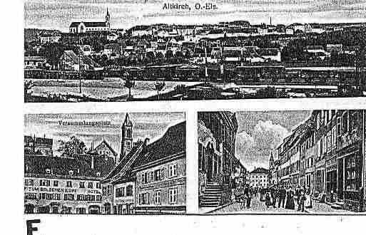 Ville de ALTKIRCH Carte postale ancienne