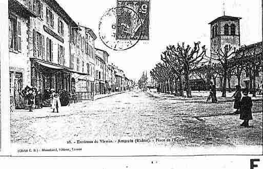 Ville de AMPUIS Carte postale ancienne