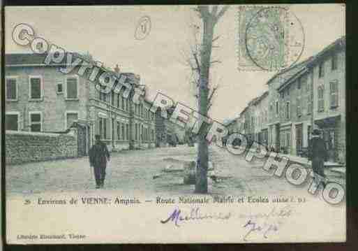 Ville de AMPUIS Carte postale ancienne