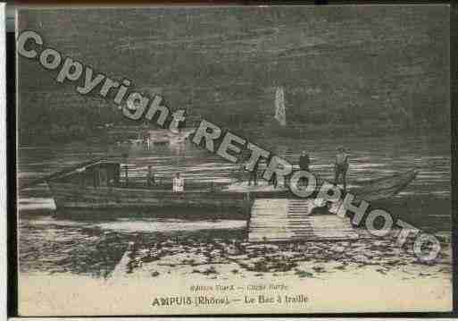 Ville de AMPUIS Carte postale ancienne