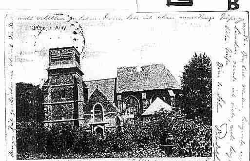 Ville de AMY Carte postale ancienne