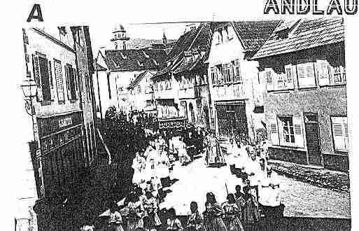 Ville de ANDLAU Carte postale ancienne