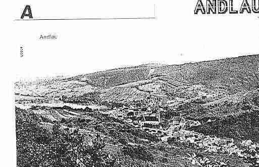 Ville de ANDLAU Carte postale ancienne