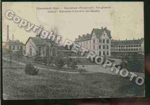 Ville de ANGICOURT Carte postale ancienne