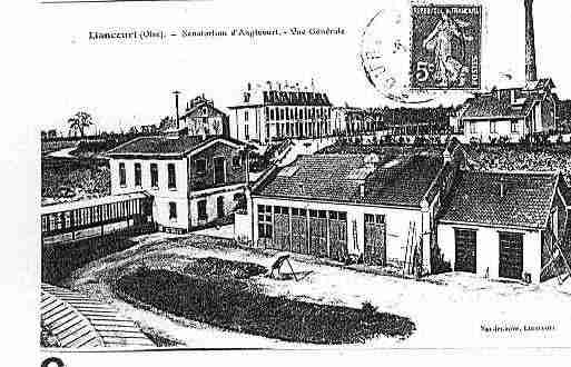 Ville de ANGICOURT Carte postale ancienne