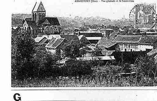 Ville de ANGICOURT Carte postale ancienne