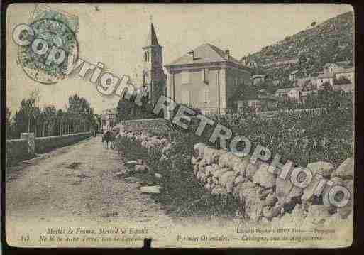 Ville de ANGOUSTRINEVILLENEUVEDESESCALDES Carte postale ancienne