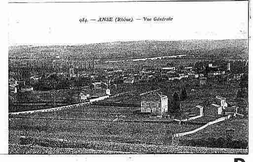 Ville de ANSE Carte postale ancienne