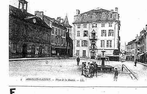Ville de ARGELESGAZOST Carte postale ancienne