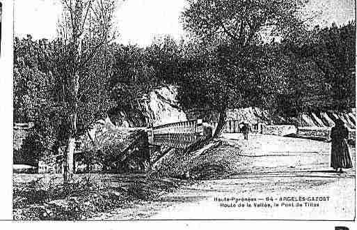Ville de ARGELESGAZOST Carte postale ancienne